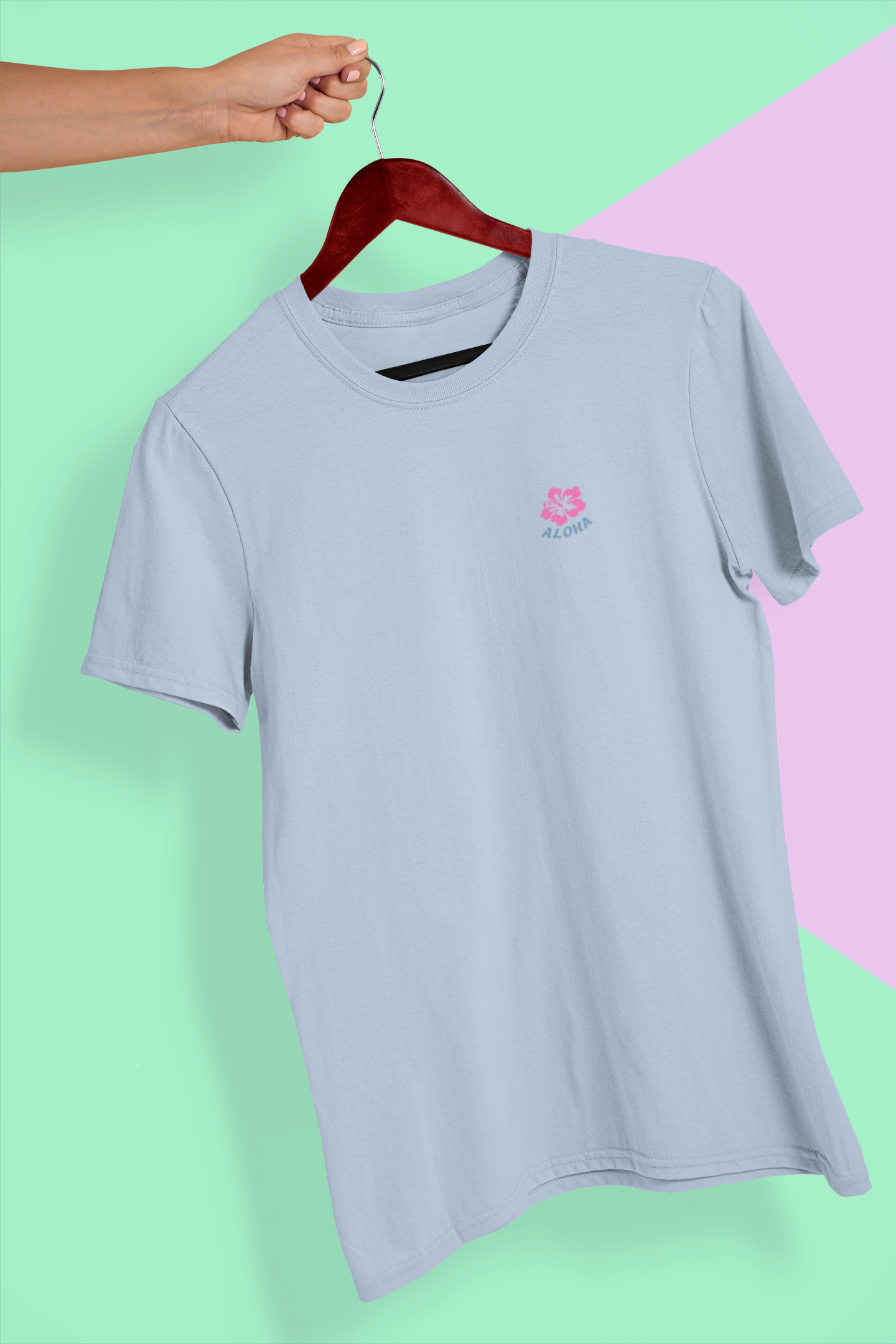 Pluenn Damen T-Shirt Aloha Stick