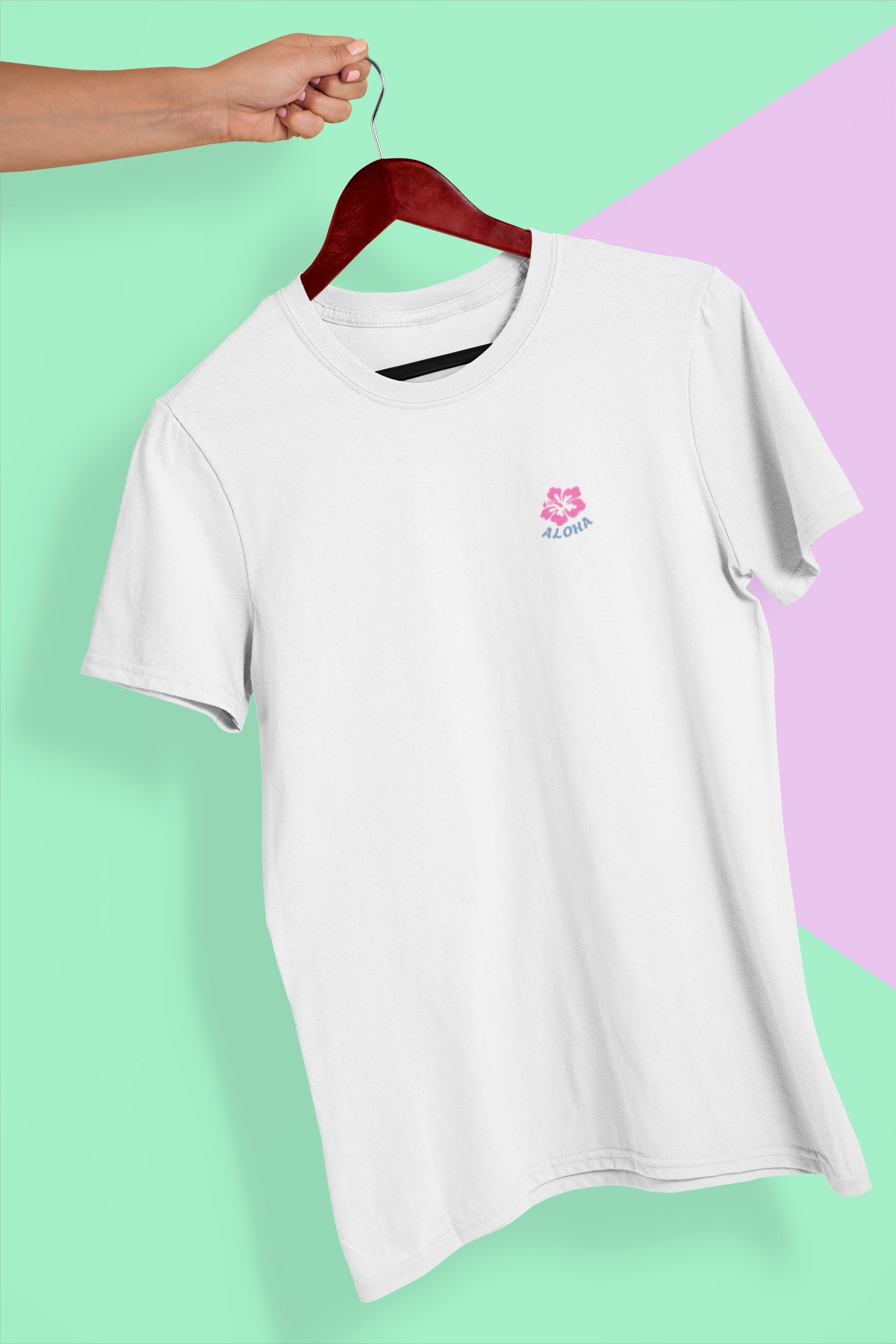 Pluenn Damen T-Shirt Aloha Stick