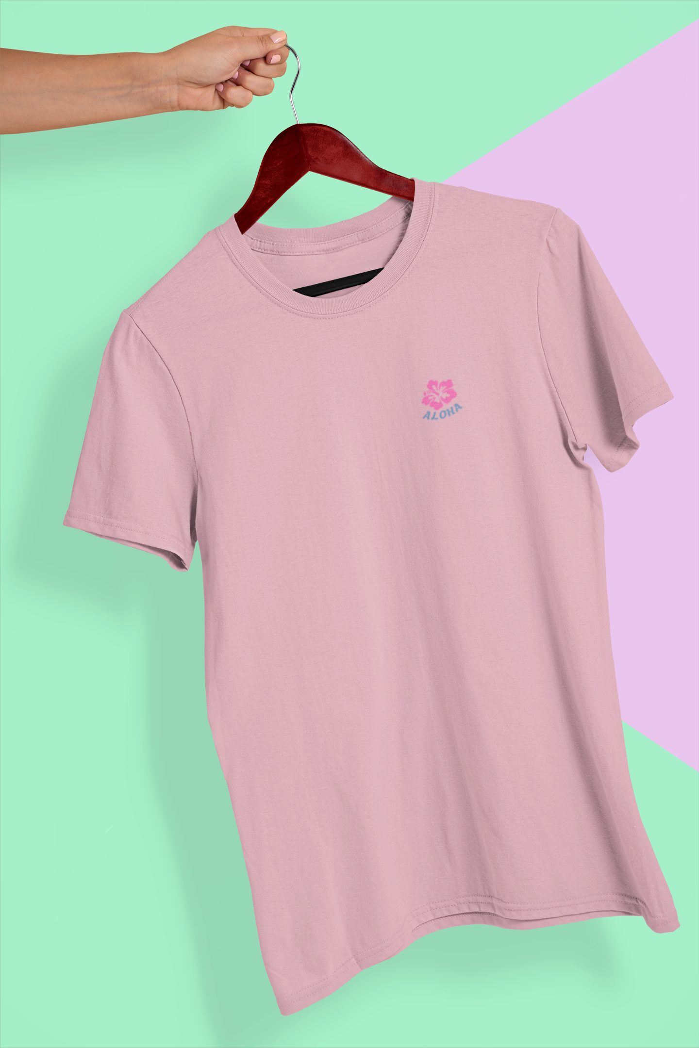 Pluenn Damen T-Shirt Aloha Stick