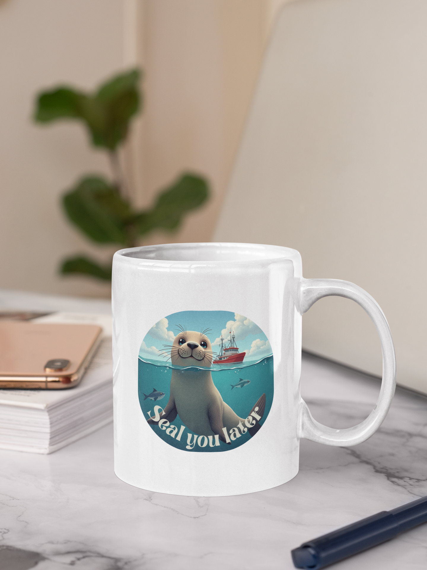 Plünn Tasse Seal